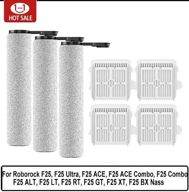 Roborock Ersatzbürstenrolle für Nass- und Trockensauger F25 ACE, F25 Ultra, F25 Combo - Bild 1