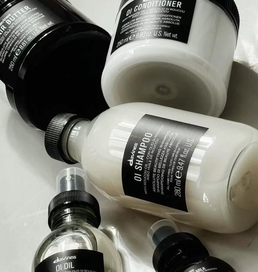 Davines OI Haarpflege-Set, Shampoo und Conditioner mit Roucou Öl, Unisex - Bild 3