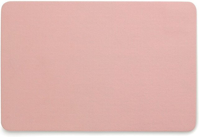 Kela Tisch-Set Kimara aus PU-Leder in Rosa, rechteckig und abwischbar - Bild 1