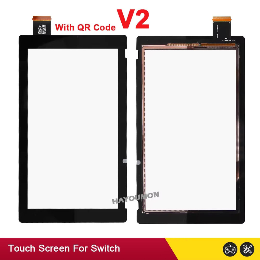 Pogopirate Touchscreen Digitizer für Nintendo Switch V1 und V2 in Schwarz - Bild 1