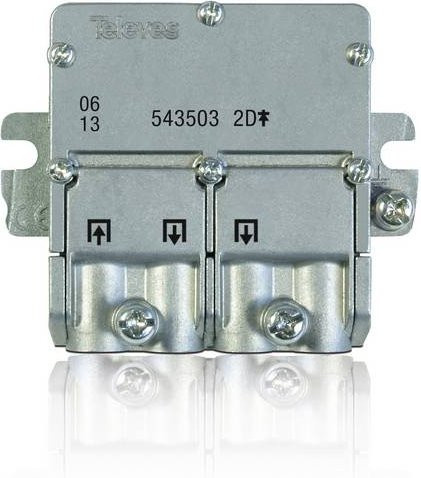 Televes EFV2N SAT-Verteiler in Silber - Bild 1