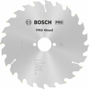 Bosch Optiline Wood Hartmetall Kreissägeblatt für Handkreissägen, Durchmesser: 190 mm, Bohrung: 30 mm, Breite: 2 mm, 24 Zähne - Bild 2