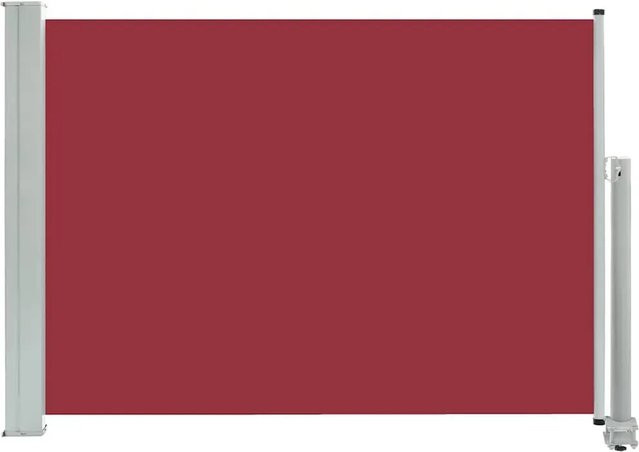 Furnicato Ausziehbare Seitenmarkise aus Polyester in Rot, B: 300 cm, H: 80 cm - Bild 1