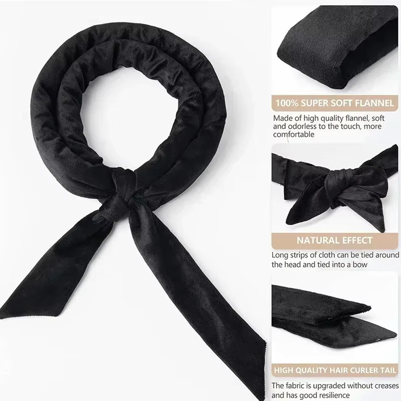 Seidenes Stirnband Lockenwickler für lockiges Haar, Unisex - Bild 2
