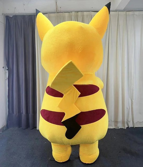 Pokémon Pikachu Aufblasbare Maskottchen-Kostüme, Gelb - Bild 1