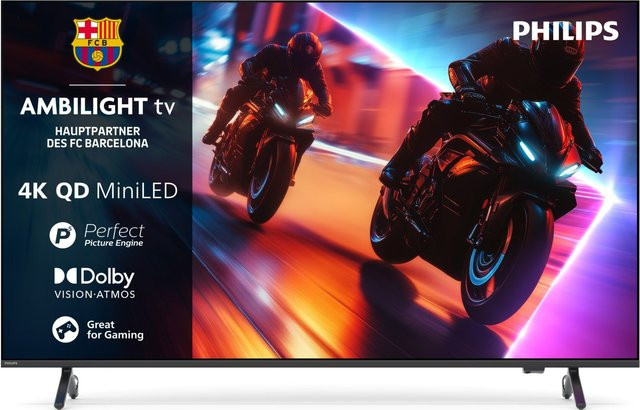 Philips 55MLED910/12 QD MiniLED Ambilight Smart TV in Schwarz mit 4K Ultra HD und 120 Hz - Bild 2