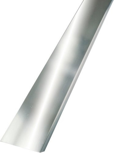 Fuchs Design Glassteinabschlussprofil aus Edelstahl in Silber, B: 8 cm, L: 250 cm - Bild 1