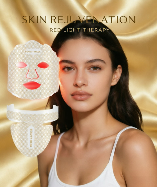 Yarrasonic LED-Maske zur Rotlichttherapie für das Gesicht, Unisex - Bild 1
