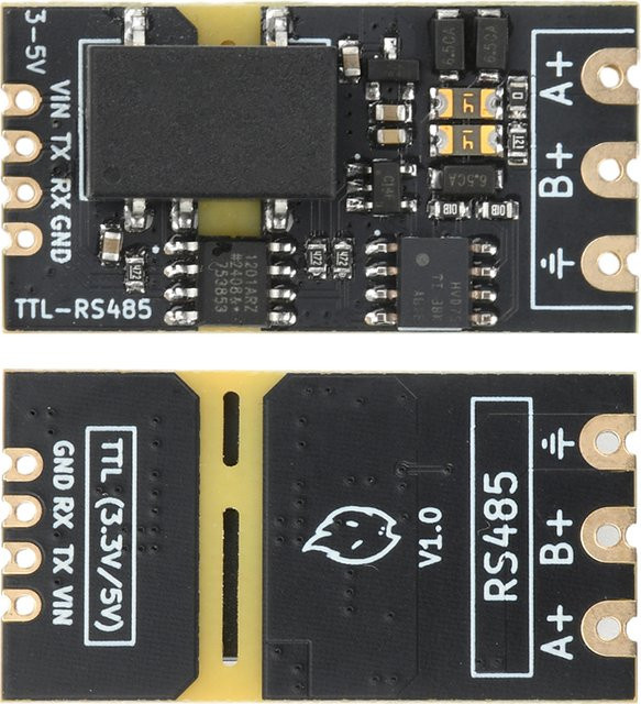 Isoliertes TTL-zu-RS485-Pegelplatinenmodul in Schwarz, seriell und automatisch, hohe Geschwindigkeit bis 2 Mbit/s, kompatibel mit DC 3,3/5 V - Bild 1