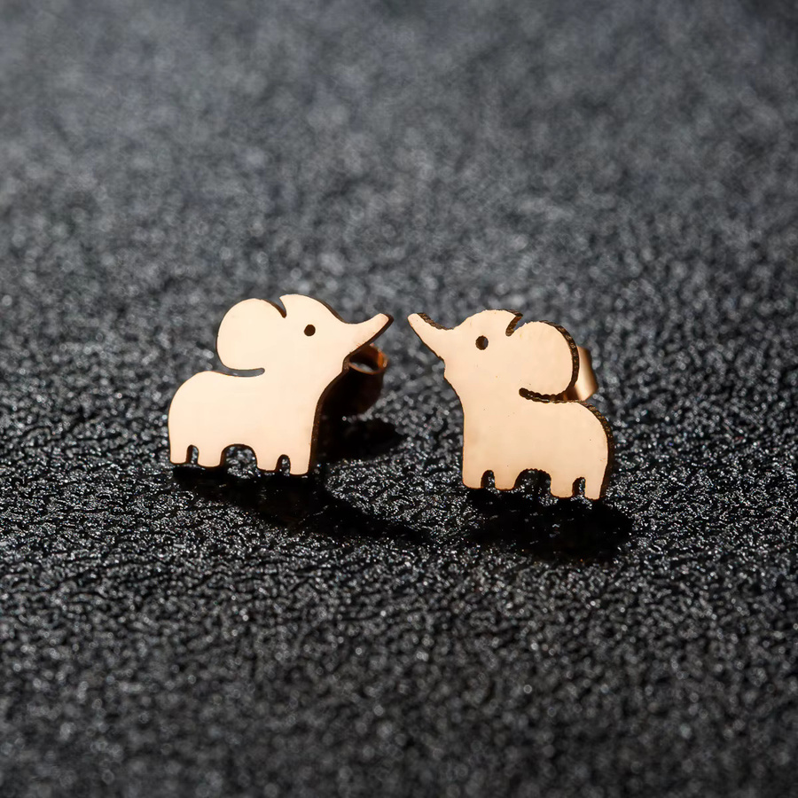 Ohrstecker Elefant, Edelstahl, Kinder - Bild 1