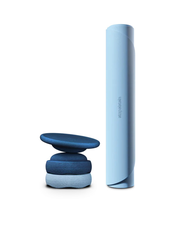 Stapelstein Fitness Bundle, blau, grün, natur - Bild 1
