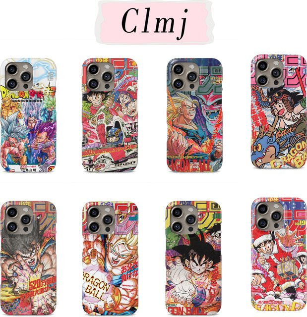 Bandai Anime D-Dragons-B-Balls-S Handyhülle für iPhone 17 16 15 14 13 12 11 Pro Max Plus X XS XR XS Max Air in Multicolour mit doppelschichtiger Abdeckung - Bild 1