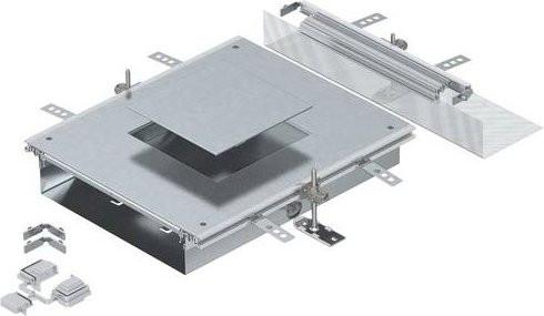OBO Bettermann OKA-W A 6050 4 Anbaueinheit in Silber - Bild 1