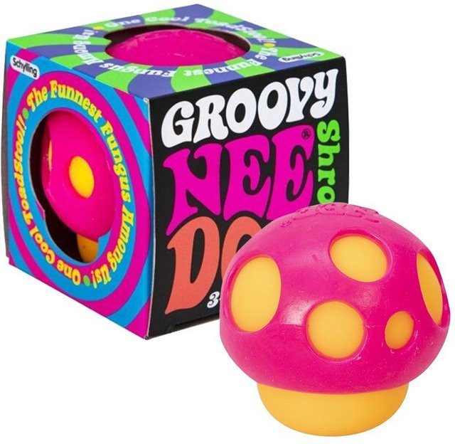 NeeDoh Groovy Shroom Pilz Squishy, BPA-freies Fidget für Nervosität & Beruhigung - Bild 1