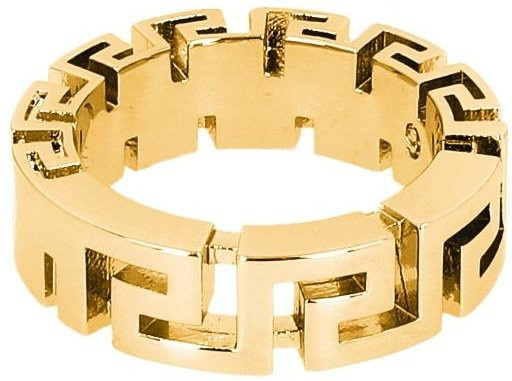 Versace Greca Ring, Messing, Gold, Damen - Bild 1