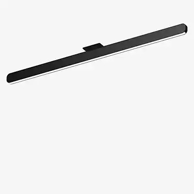 Occhio Mito Alto 100 Up Narrow LED Deckenleuchte in Black Phantom mit schwarzer mattem Abdeckung - Bild 1