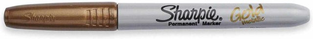 Sharpie Metallic Permanentmarker in Gold mit 1,4 mm feiner Spitze - Bild 1