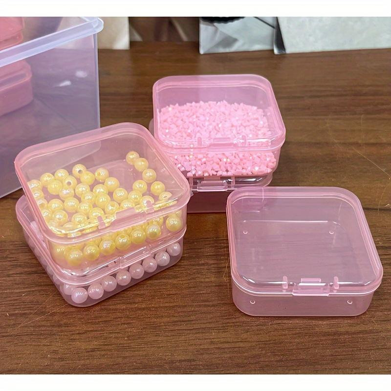 HappyhomeEE 32-teiliges Aufbewahrungsbox-Set aus Kunststoff in Weiß für Bastelperlen, Schmuck und Nagelzubehör - Bild 3