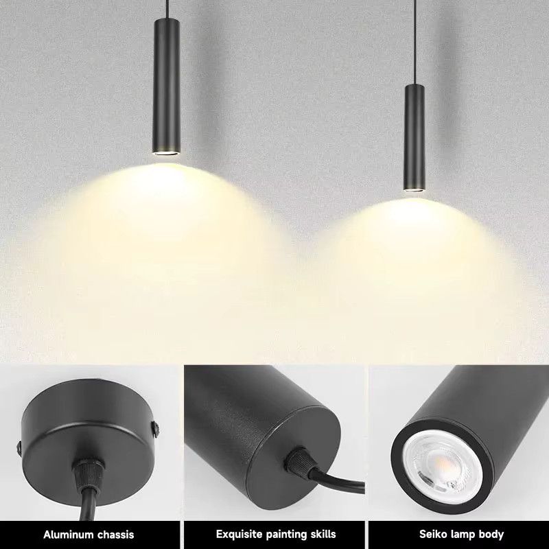 Moderne LED Pendelleuchte von CANMEIJIA mit austauschbarer GU10 Birne für Küche und Esszimmer - Bild 4