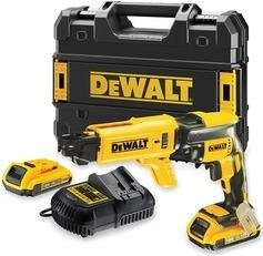 DeWALT Akku-Schnellbauschrauber-Set DCF620P2K-QW 18V mit 5,0Ah Akku, 1/4 Zoll Inbuseinsatz 6,35 mm, 30 N·m, Schwarz-Gelb - Bild 1