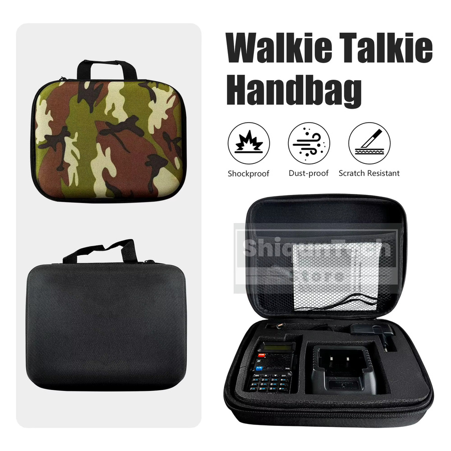 Baofeng Walkie-Talkie-Tragetasche aus Nylon in Schwarz für UV-5R UV-5RA UV-5RE und TYT TH-F8 Zwei-Wege-Radios - Bild 2