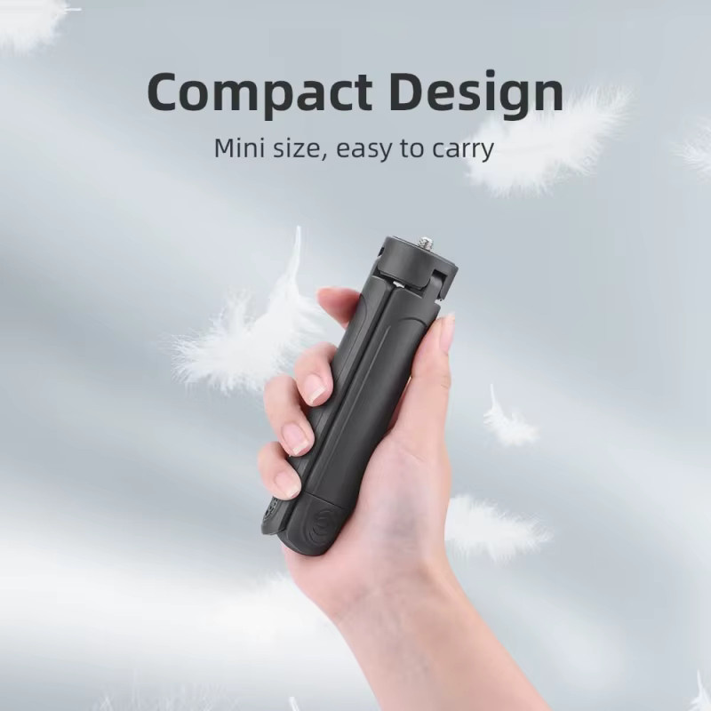 DIXSG Mini-Stativbasis Universeller Halterungsadapter mit 1/4 Zoll Schraube für GoPro, DJI Pocket und Insta360 in Schwarz - Bild 3