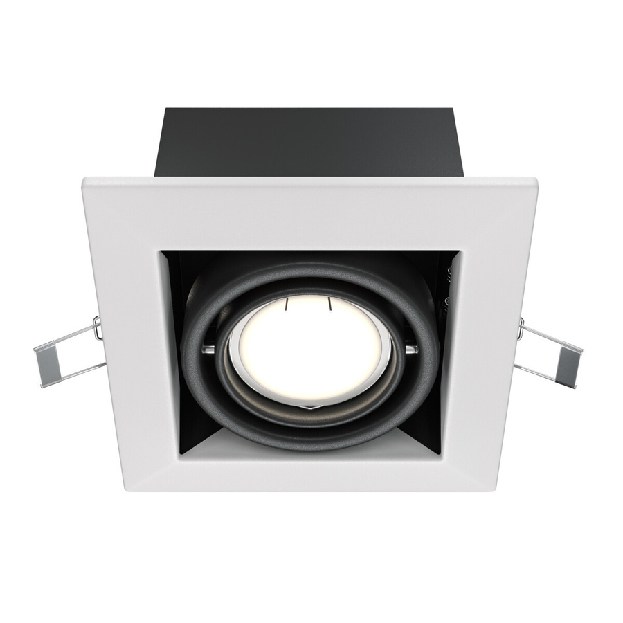 Technical Einbauleuchte Modern aus Metall in Weiß DL008-2-01-W - Bild 1