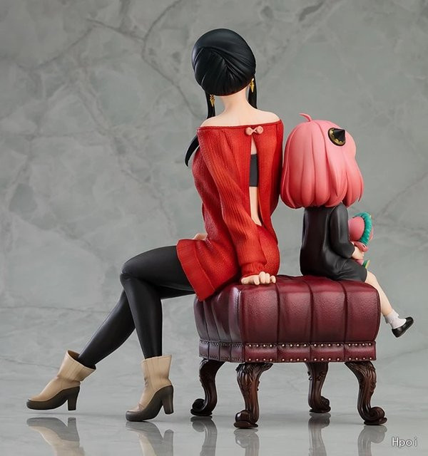 Bandai Spy Family Anime Figur Anya Yor Forger aus PVC, Multicolor, Höhe: 15 cm - Bild 1