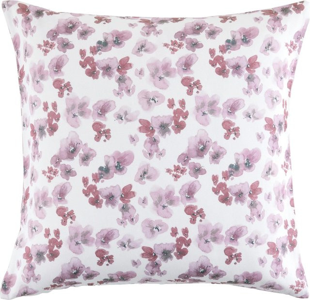 Mömax Kissenhülle Steffi aus Baumwolle, B/B: 50 x 50 cm, Multicolour Mauve und Weiss - Bild 1