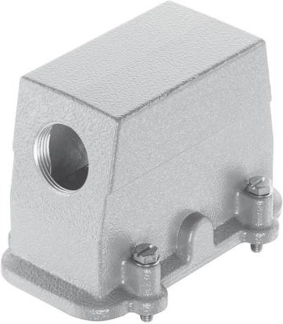 Harting Tüllengehäuse 19390160526 in Silber und Grau aus Aluminium - Bild 1