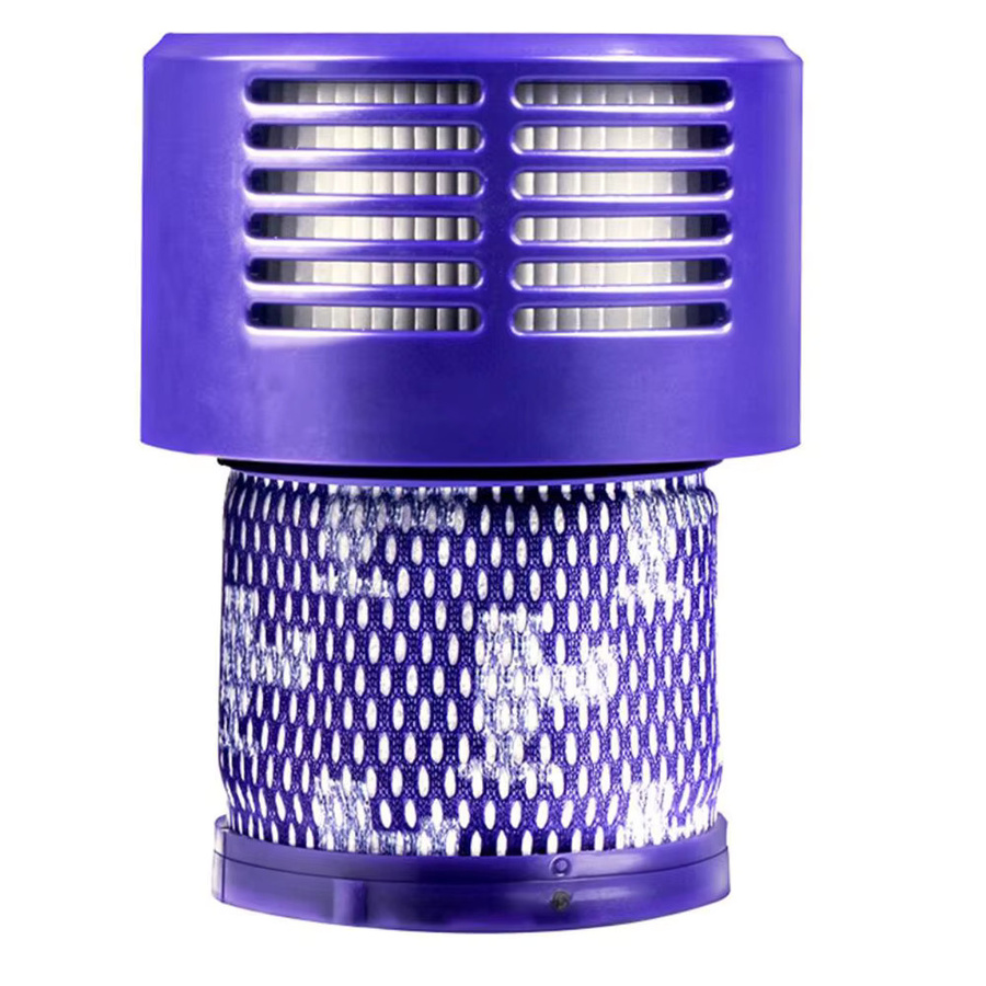 Waschbare HEPA-Filter-Einheit in Lila für Dyson V10 SV12 Cyclone Animal Absolute Total Clean Staubsauger aus Kunststoff - Bild 3