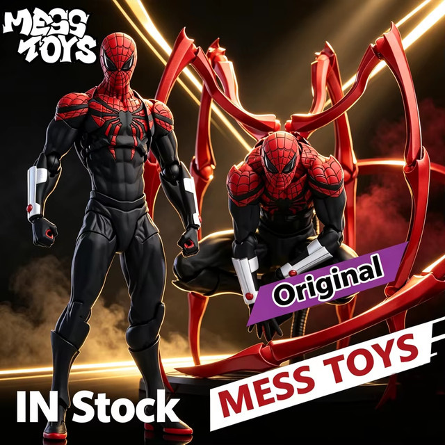Mess Toys Spiderman Superior Neighbor Spider Man Ultimate Peter Parker, Actionfigur, ab 18 Jahren - Bild 1