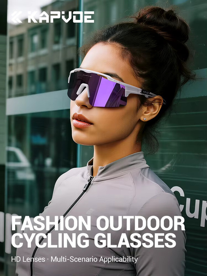 Kapvoe Sonnenbrille, polarisiert, Unisex, Vollrand - Bild 2
