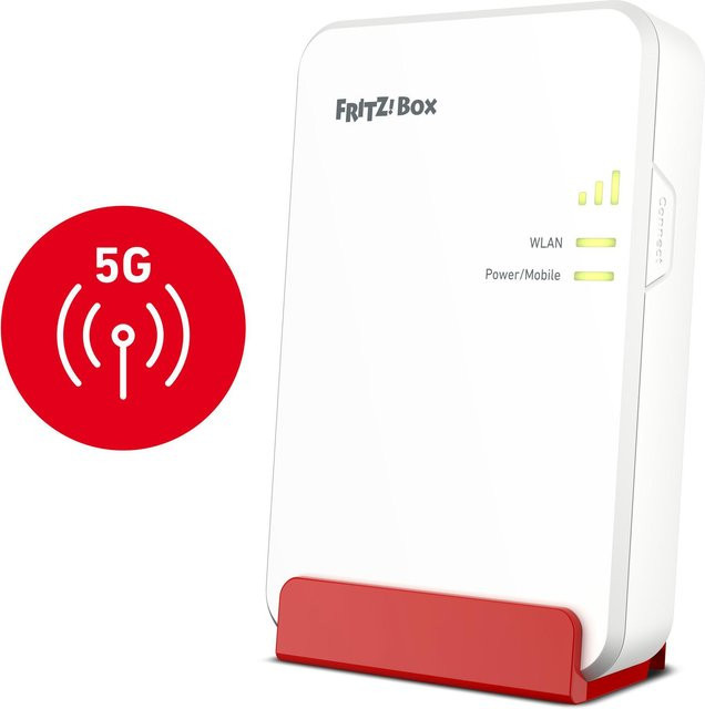 AVM FRITZ!Box 6860 5G Mobiler WLAN-Router in Weiß - Bild 1