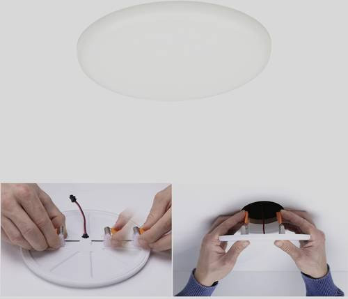 Paulmann Veluna VariFit LED-Einbauleuchte rund, Farbe: Weiss, Durchmesser: 12,5 cm - Bild 1