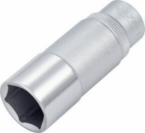 Hazet 6-Kant-Steckschlüssel-Einsatz 880LG-17 s in Silber, 17 mm mit 3/8 Zoll Vierkant - Bild 1