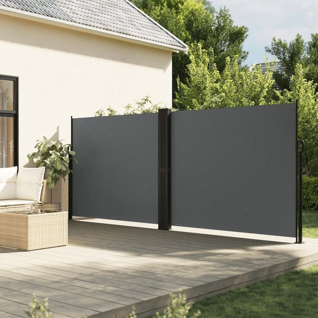 vidaXL Ausziehbare Seitenmarkise Anthrazit B: 1200 cm, H: 160 cm - Bild 2
