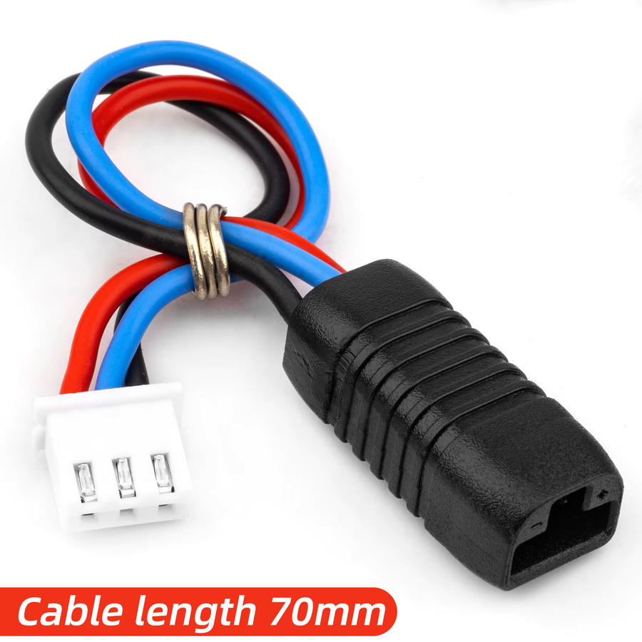RCXAZ Batterie-Adapterkabel, Umrüstkabel für TRX4M RC Car, männlich, weiblich - Bild 2