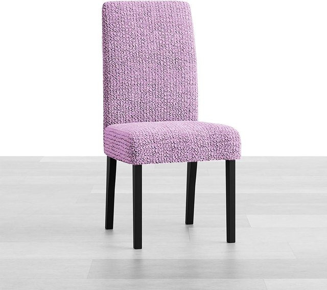 Bestbags Esszimmerstuhlbezug aus Microfaser in Lila, Waschbarer Sitzbezug aus Polyester mit Stretch-Anteil - Bild 1