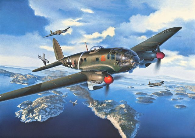Revell Heinkel He 111P-1 Flugzeug Bomber Bausatz 1:32 - Bild 1