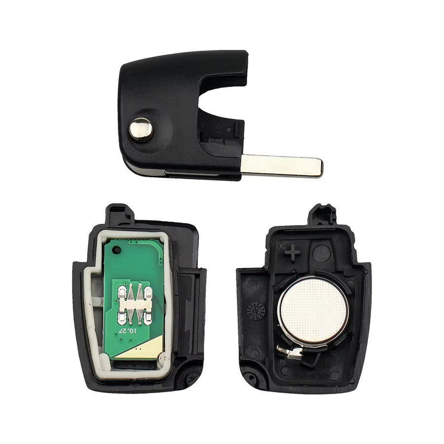 Keyyou Fernbedienung Schlüsselanhänger für Ford Focus Mondeo C-Max S-Max Galaxy Fiesta, 315/433MHz, Schwarz - Bild 4