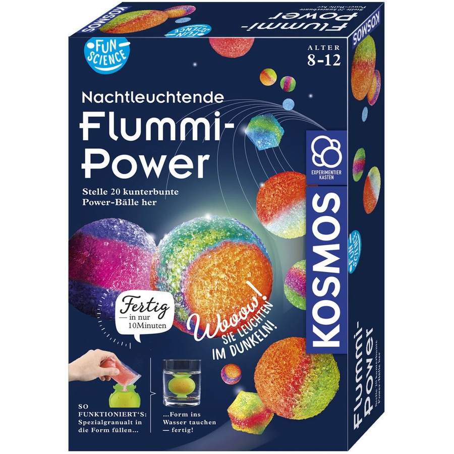 Fun Science Experimentierkasten Nachtleuchtende Flummi-Power - Bild 1