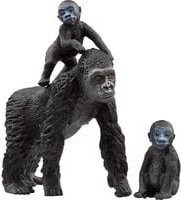 Schleich Wild Life Flachland Gorilla Familie Spielfiguren - Bild 1