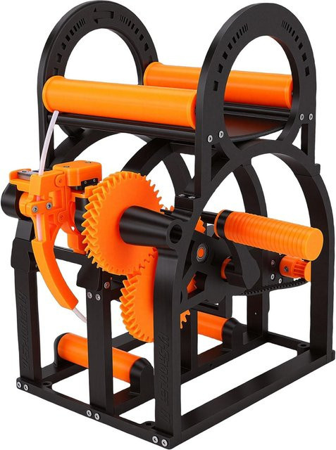 TOMTOP JMS Elektrischer Filament Spulenwickler für 3KG in 1KG Umspuler mit einstellbarer Geschwindigkeit, Orange - Bild 1