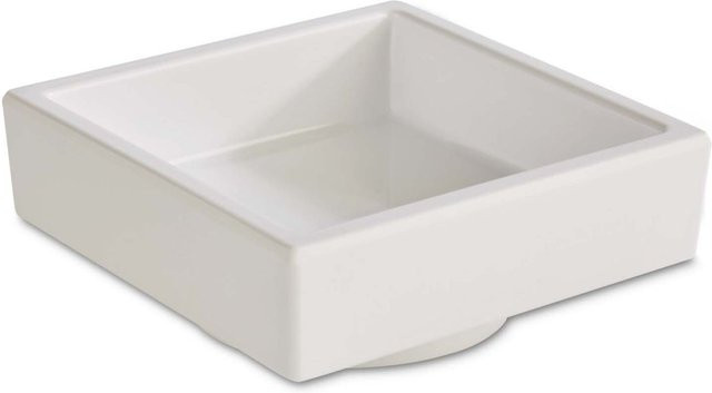 APS Schale ASIA PLUS aus Melamin in Weiß, eckig, 0,05 l, B/T/H: 7,5 x 7,5 x 3 cm - Bild 1