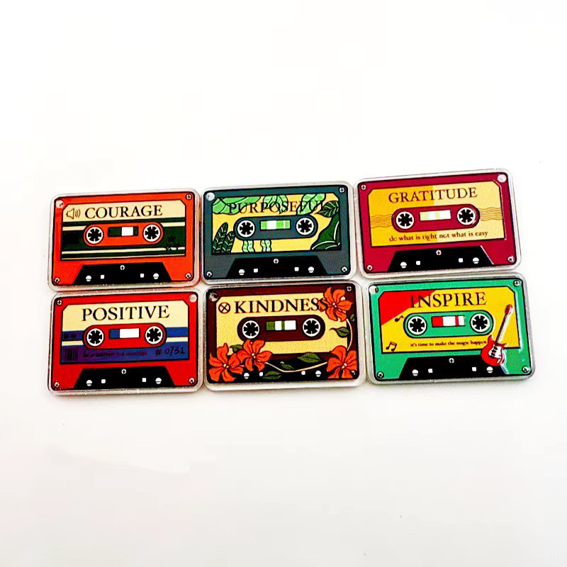 10 Stück Acryl Musikgitarre Anhänger für DIY Schmuck und Schlüsselanhänger in Multicolour - Bild 2