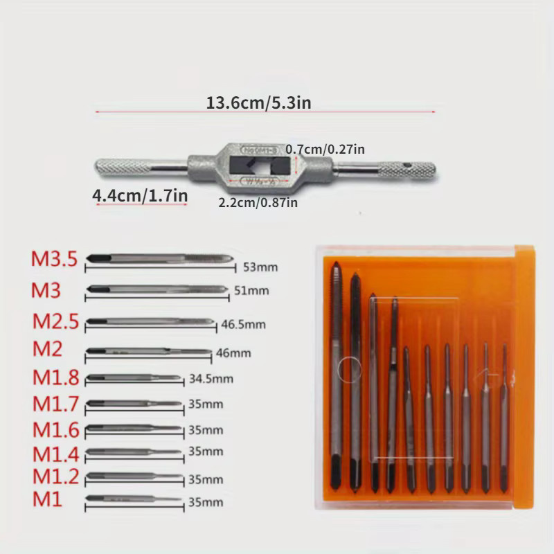 Uhr Reparatur Werkzeug Set, Edelstahl, Silber, 11 Teile - Bild 3