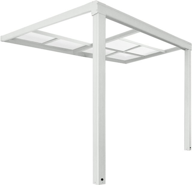 Home Deluxe Terrassenüberdachung Solis Deluxe, Farbe: Weiß, B/T/H: 290 x 295 x 233/272 cm - Bild 1