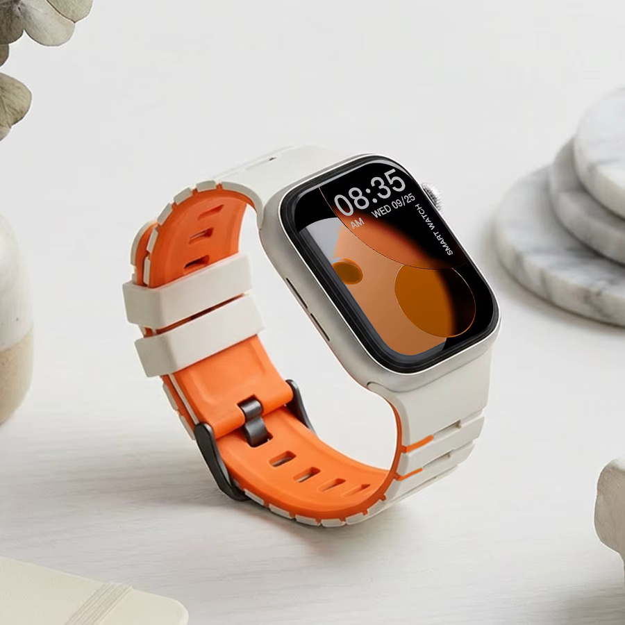 FancyWrist Uhrenarmband Silikon, Bicolor, Sportarmband für Apple Watch - Bild 3