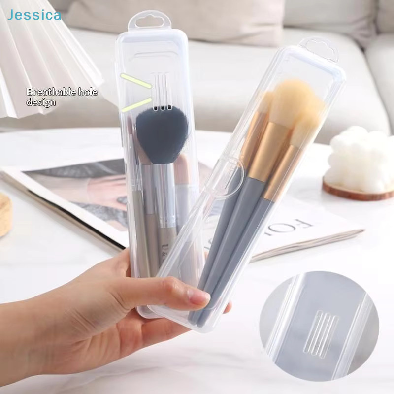 Jessica Make-up-Pinsel-Etui, transparent, Unisex - Bild 2
